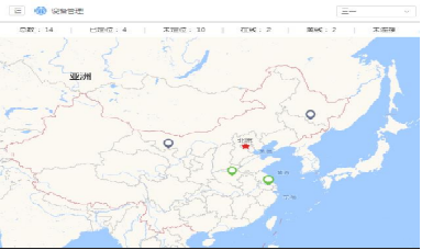 设备位置、状态呈现